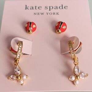 NWT Kate Spade Wishes Hope Earrings Set
